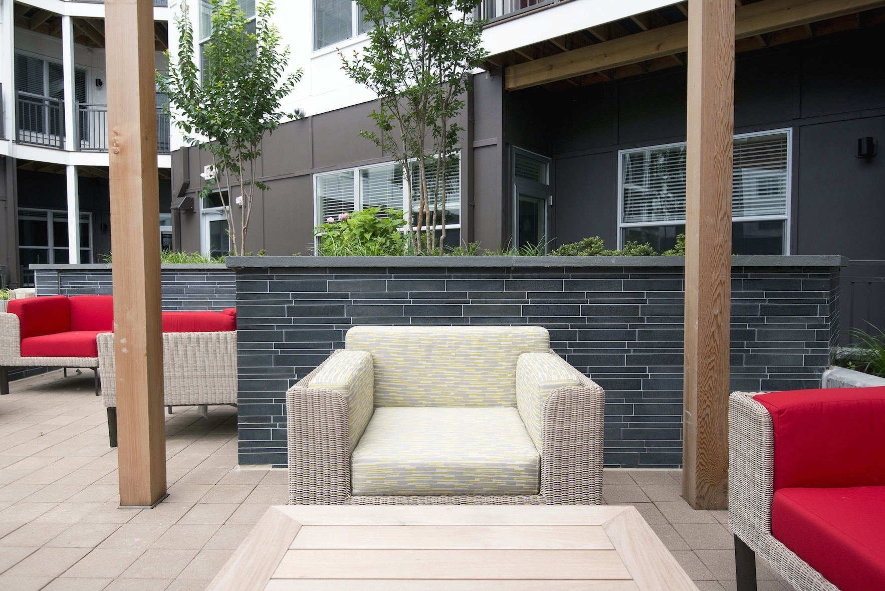 Grey Basalt Interlocking Tile - Landbay J - Washington DC - Outdoor Living