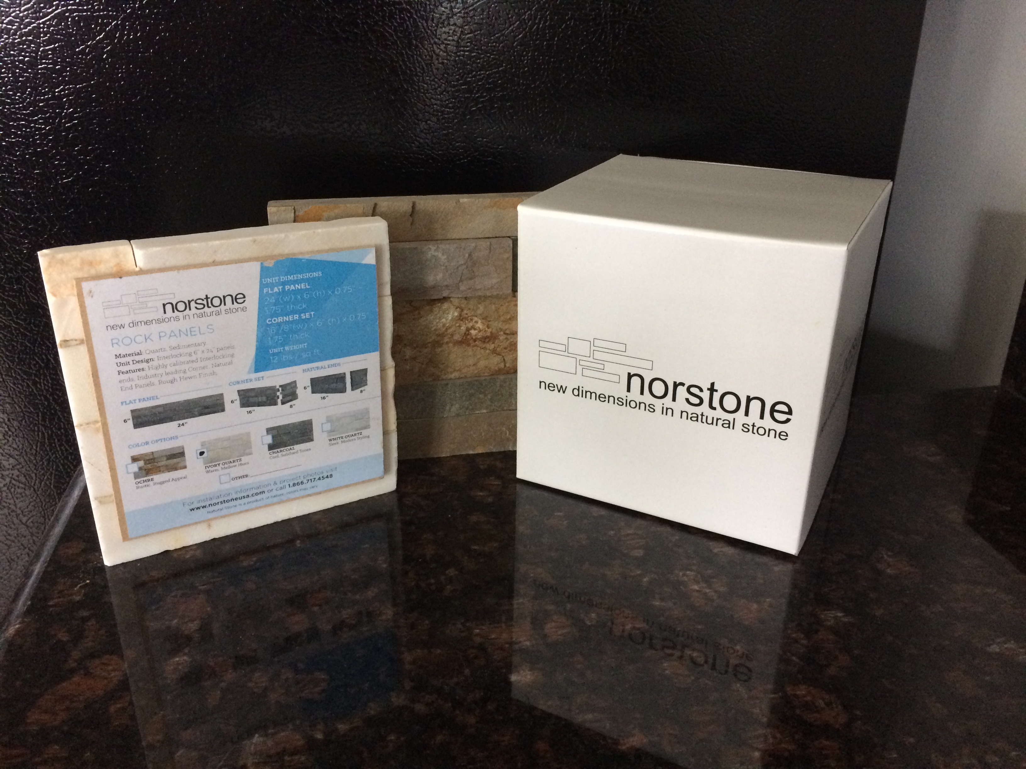 Norstone Stacked Stone Sample Box