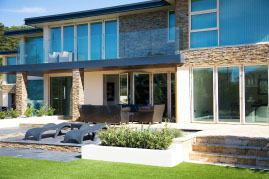 Contemporary Natural Stone Patio