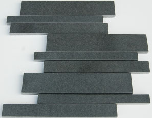 Mosaic tile backsplash basalt grey