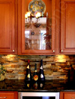 Norstone Backsplash with Granite Countertop