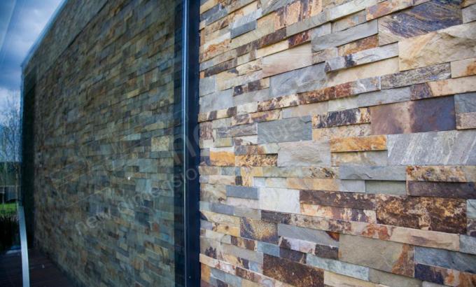 Natural Stacked Stone Veneer Example