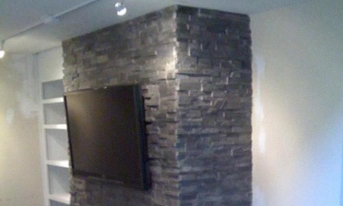 Natural Stacked Stone Veneer Example