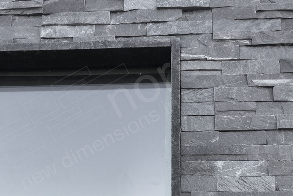 Charcoal Slim Line Window Well Detail