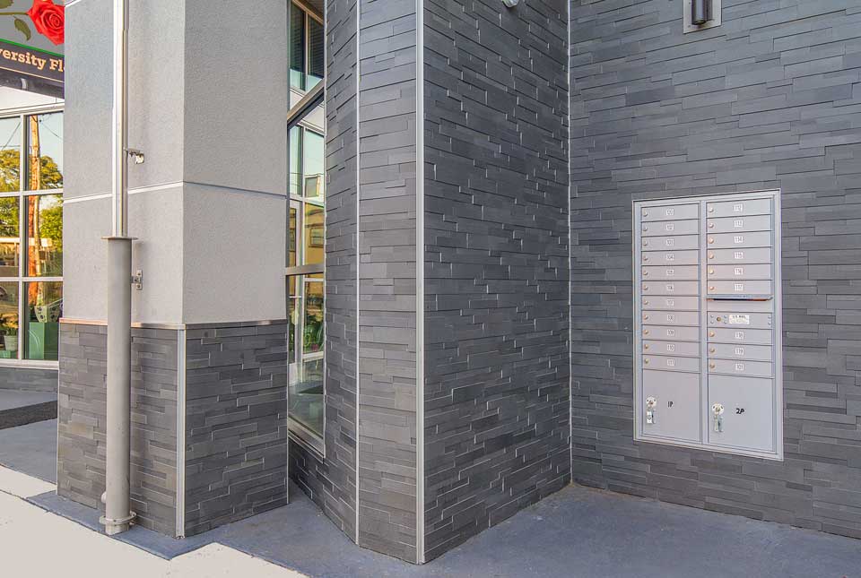 Medium Grey Basalt Ledgestone Panels for Walls